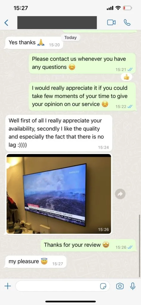 WhatsApp – Kundenzufriedenheit Feedback 2